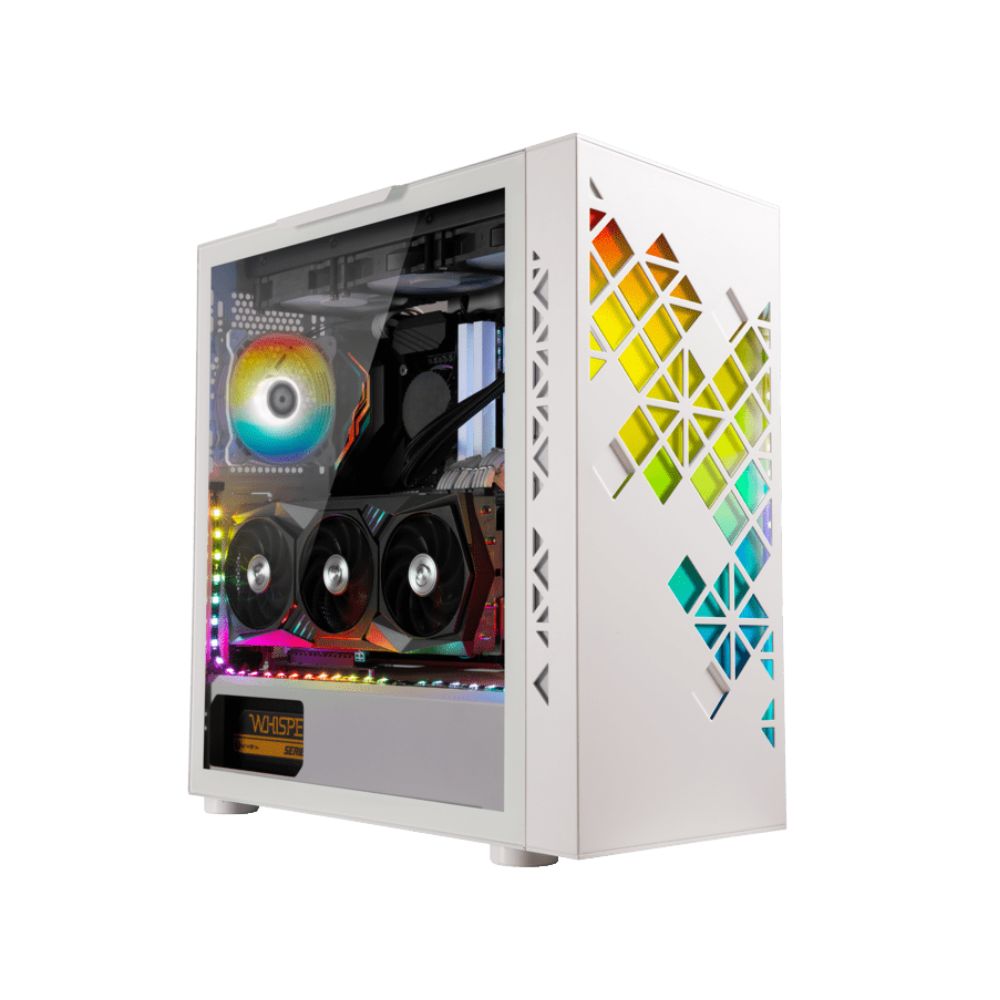 CASE BITFENIX BFC-TRA-500-WWG-3W1A TRACERY WHITE MITX, MATX, ATX, EATX, USB - 2