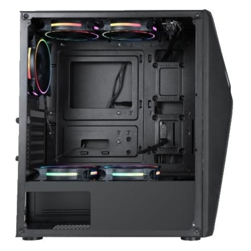 CASE RAIDMAX MID TOWER, F03 ARGB, ATX, MICRO ATX, MINI-ITX, USB 3.0, S/FUENTE, NEGRO (P/N: F03 ARGB) - 3