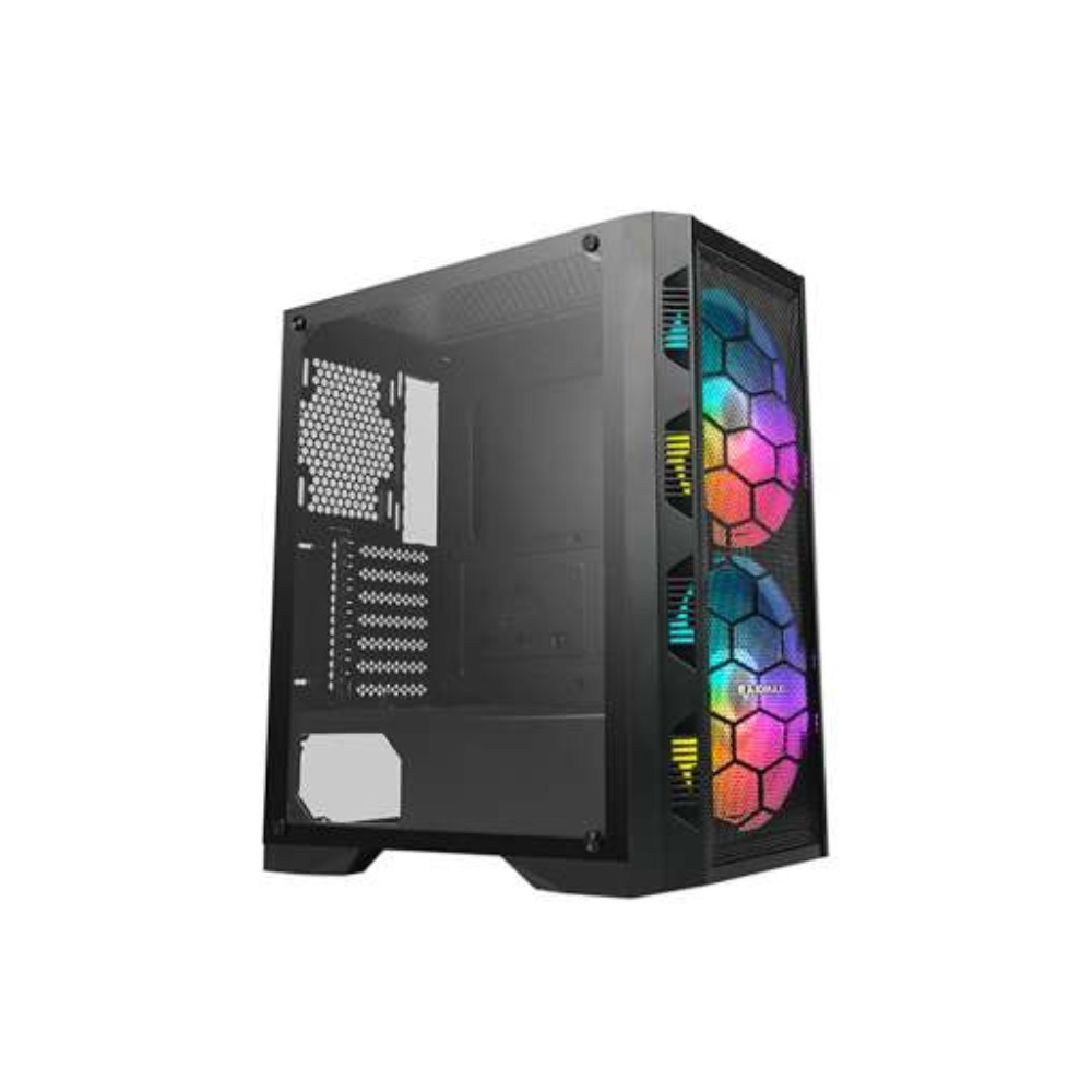 CASE RAIDMAX MID TOWER X616 ATX MICRO MINI-ITX USB 3 S FUENTE X616TBF NEGRO - 2