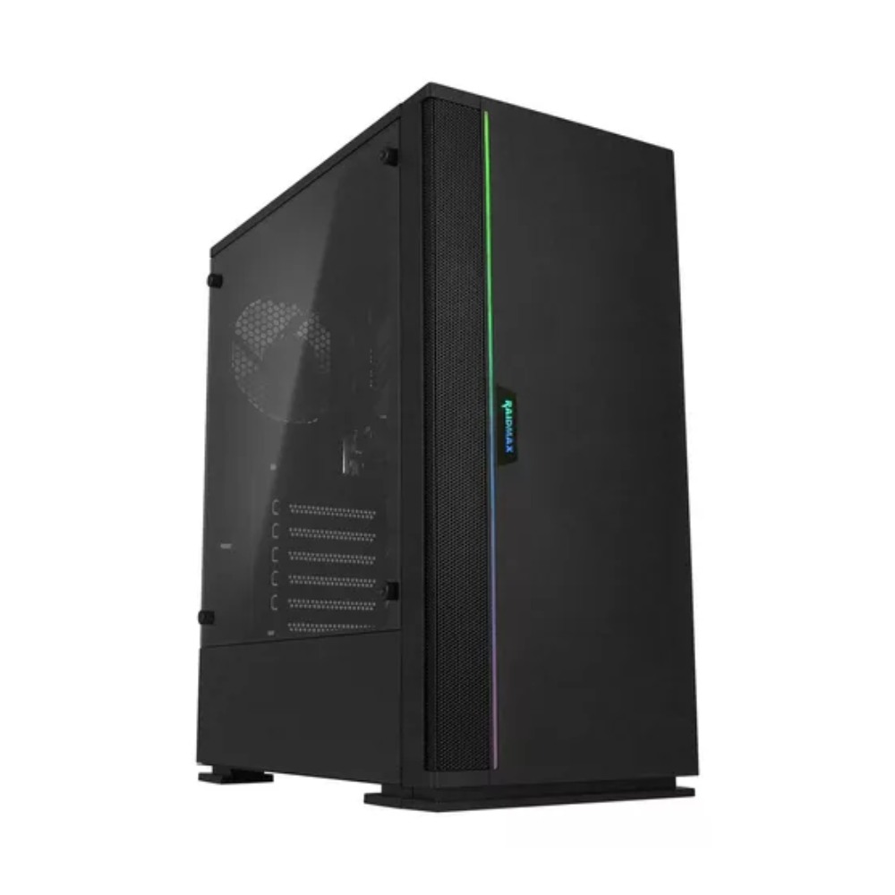 CASE RAIDMAX MID TOWER H701 ATX MICRO MINI-ITX.S FUENTE H701TB NEGRO + VIDRIO TEMPLADO - 1