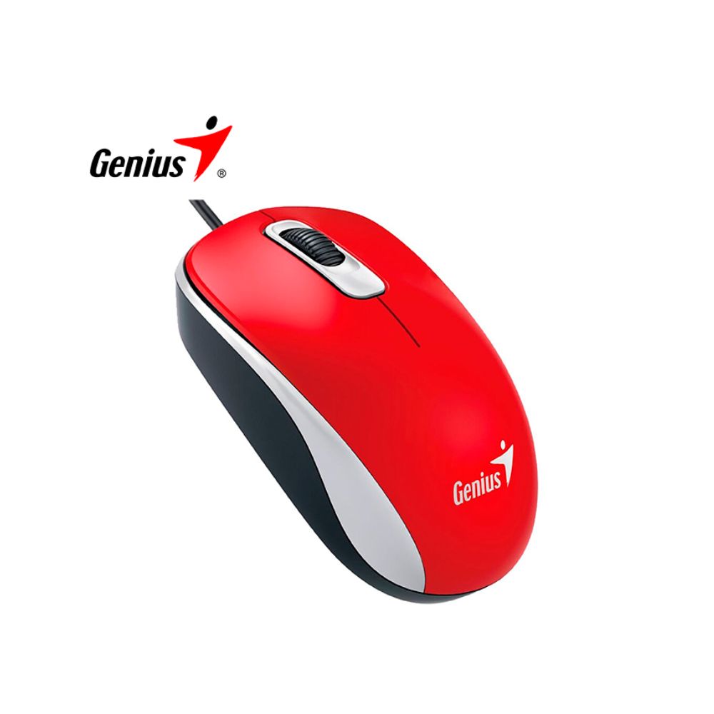 MOUSE GENIUS DX-110 USB ÓPTICO 1000 DPI RED PN 31010116104 - 2