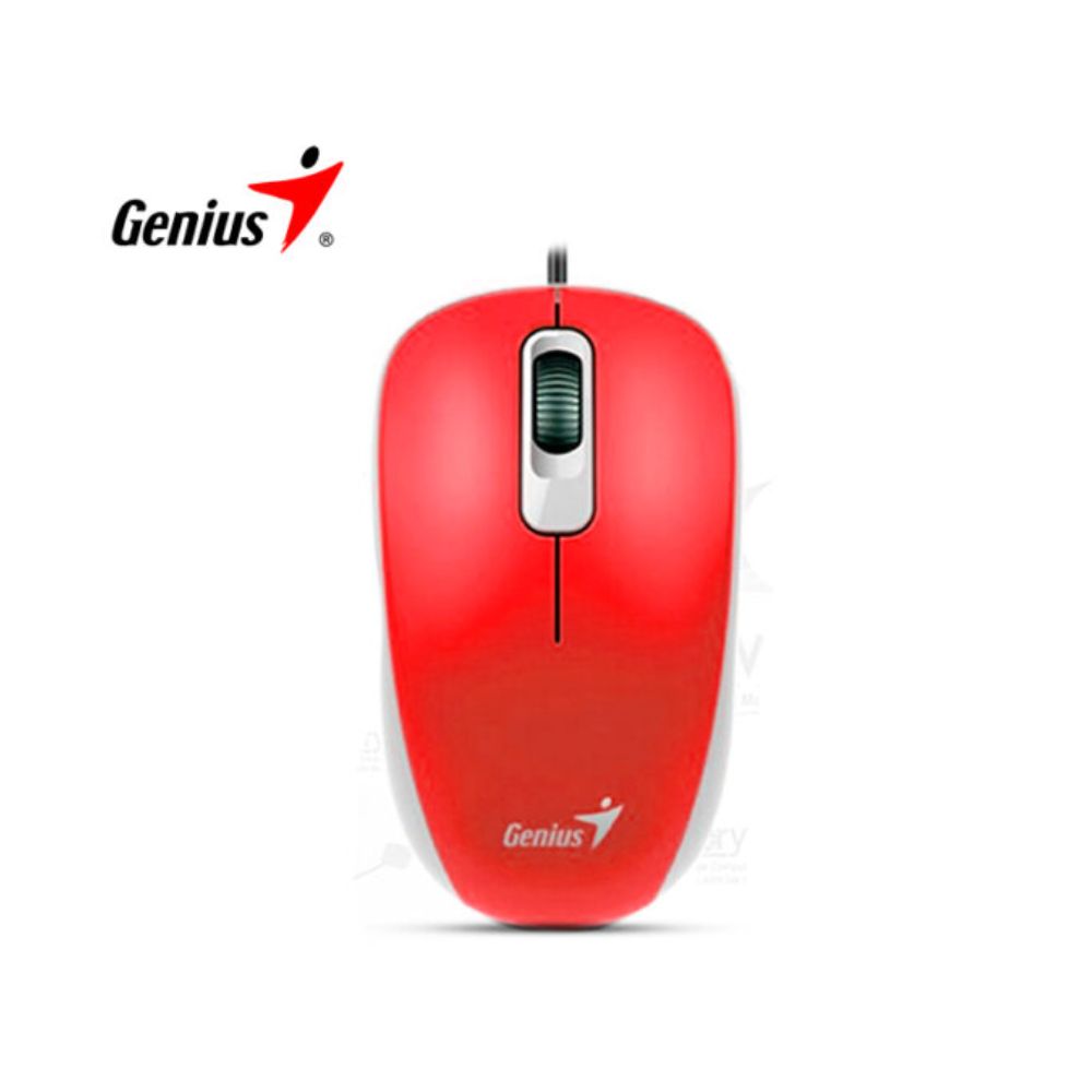 MOUSE GENIUS DX-110 USB ÓPTICO 1000 DPI RED PN 31010116104 - 3