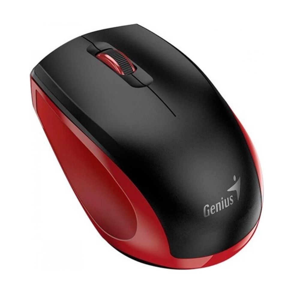 MOUSE GENIUS NX-8006S WIRELESS BLUEEYE SILENT ERGONÓMICO BLACK/RED 31030024401 - 1