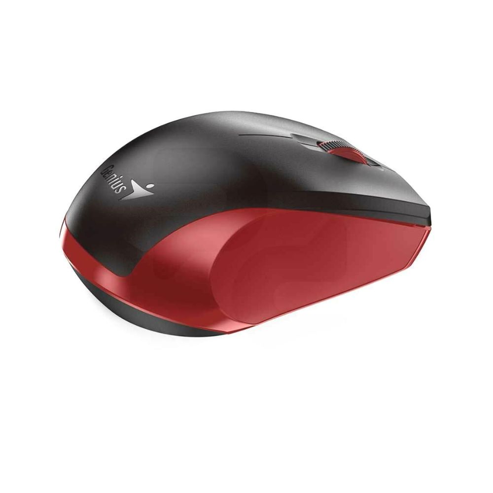 MOUSE GENIUS NX-8006S WIRELESS BLUEEYE SILENT ERGONÓMICO BLACK/RED 31030024401 - 2
