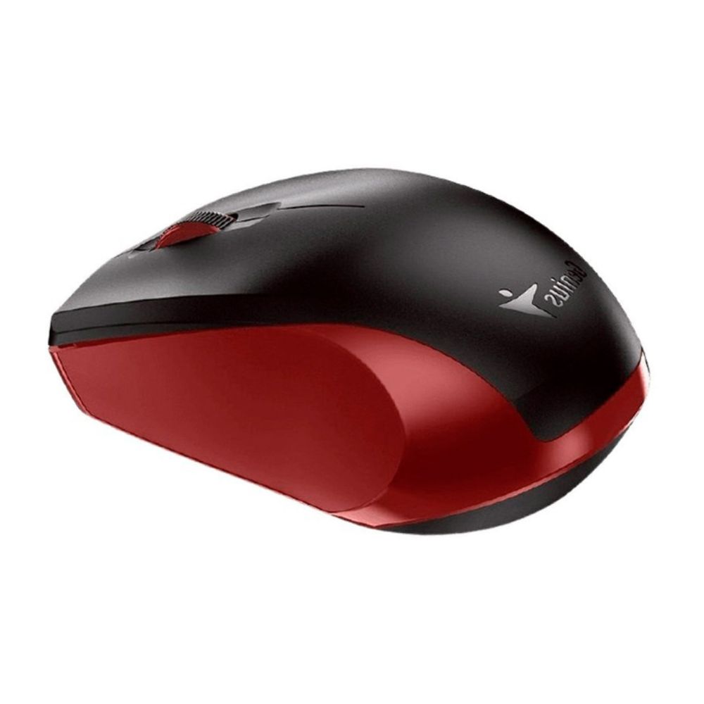 MOUSE GENIUS NX-8006S WIRELESS BLUEEYE SILENT ERGONÓMICO BLACK/RED 31030024401 - 3