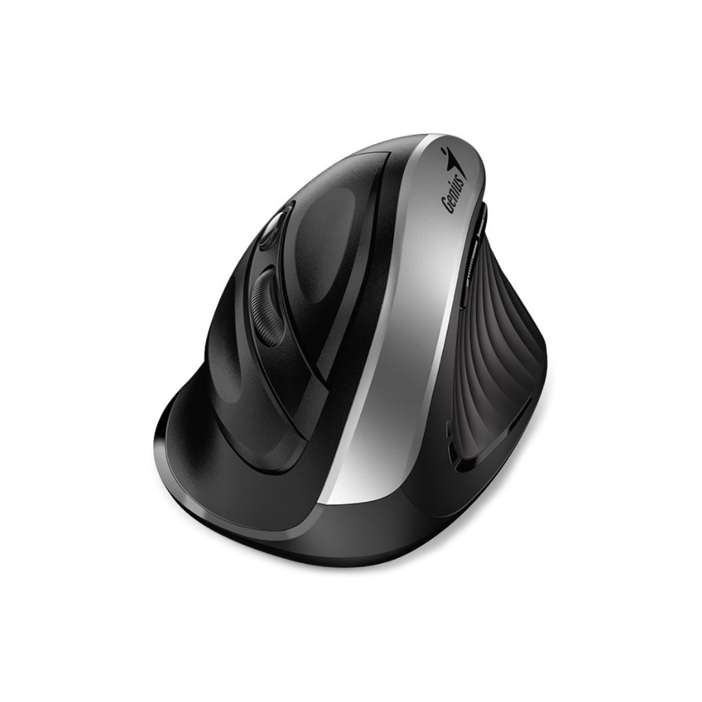 MOUSE GENIUS ERGO 8250S WIRELESS VERTICAL 6-BOT ERGONOMICO SILVER GREY (31030031401) - 1