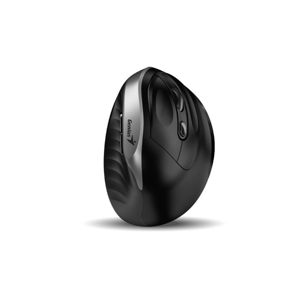 MOUSE GENIUS ERGO 8250S WIRELESS VERTICAL 6-BOT ERGONOMICO SILVER GREY (31030031401) - 2