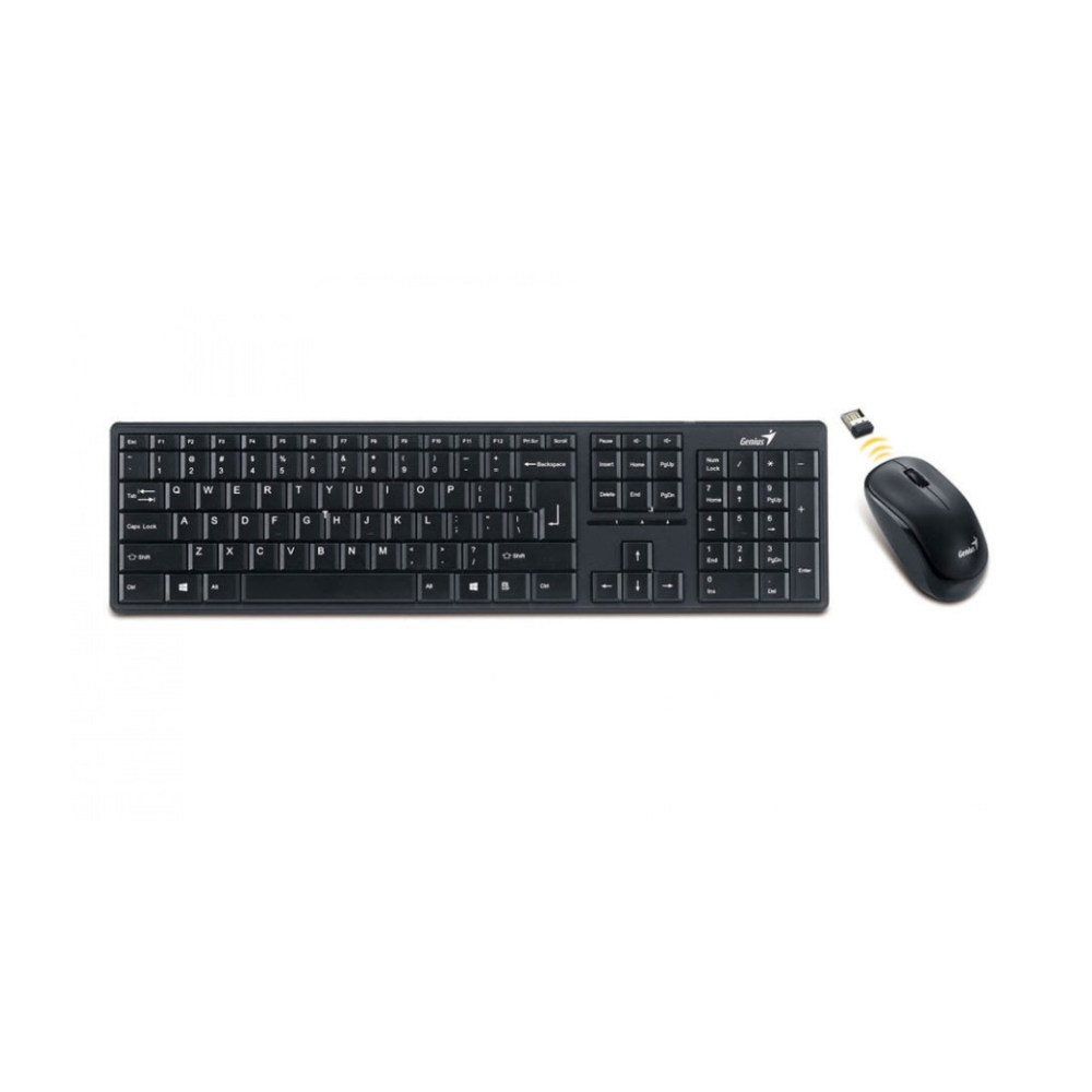 TECLADO GENIUS + MOUSE SLIMSTAR 8230 WIRELESS/BLUETOOTH MULTIMEDIA BLACK 31340015407 - 2