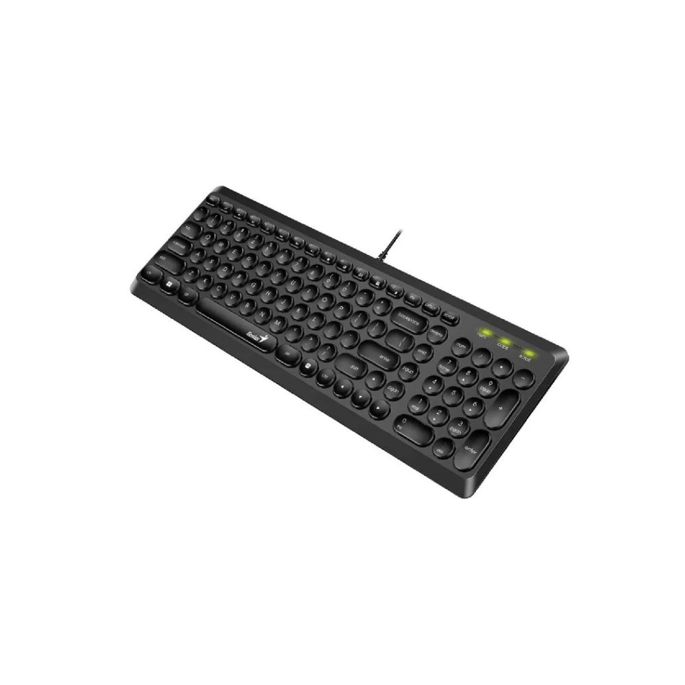 TECLADO GENIUS SLIMSTAR Q200 USB MULTIMEDIA BLACK 31310020401 - 2
