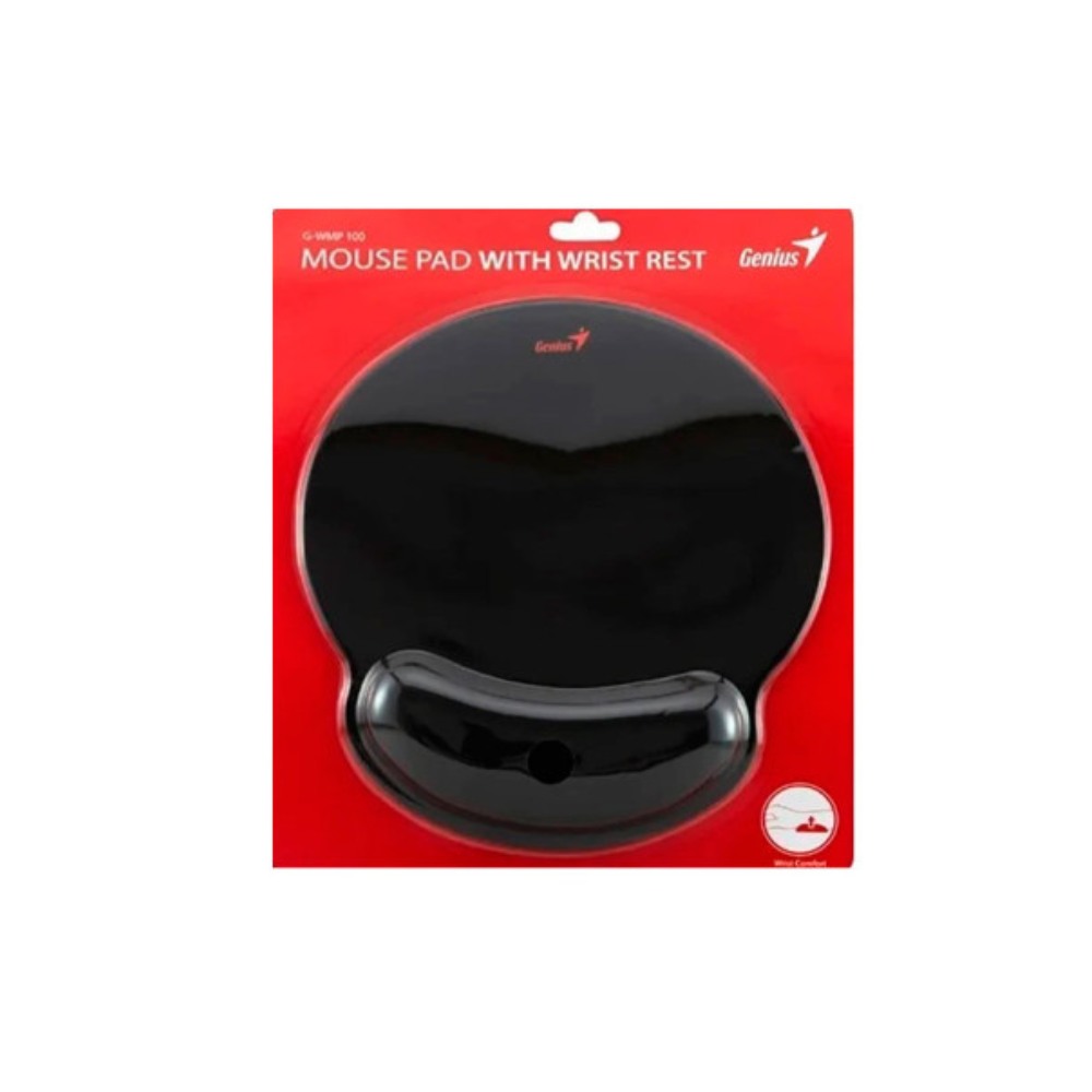 PAD MOUSE GENIUS G-WMP 100 C/DESCANSADOR BLACK (31250011400) - 3
