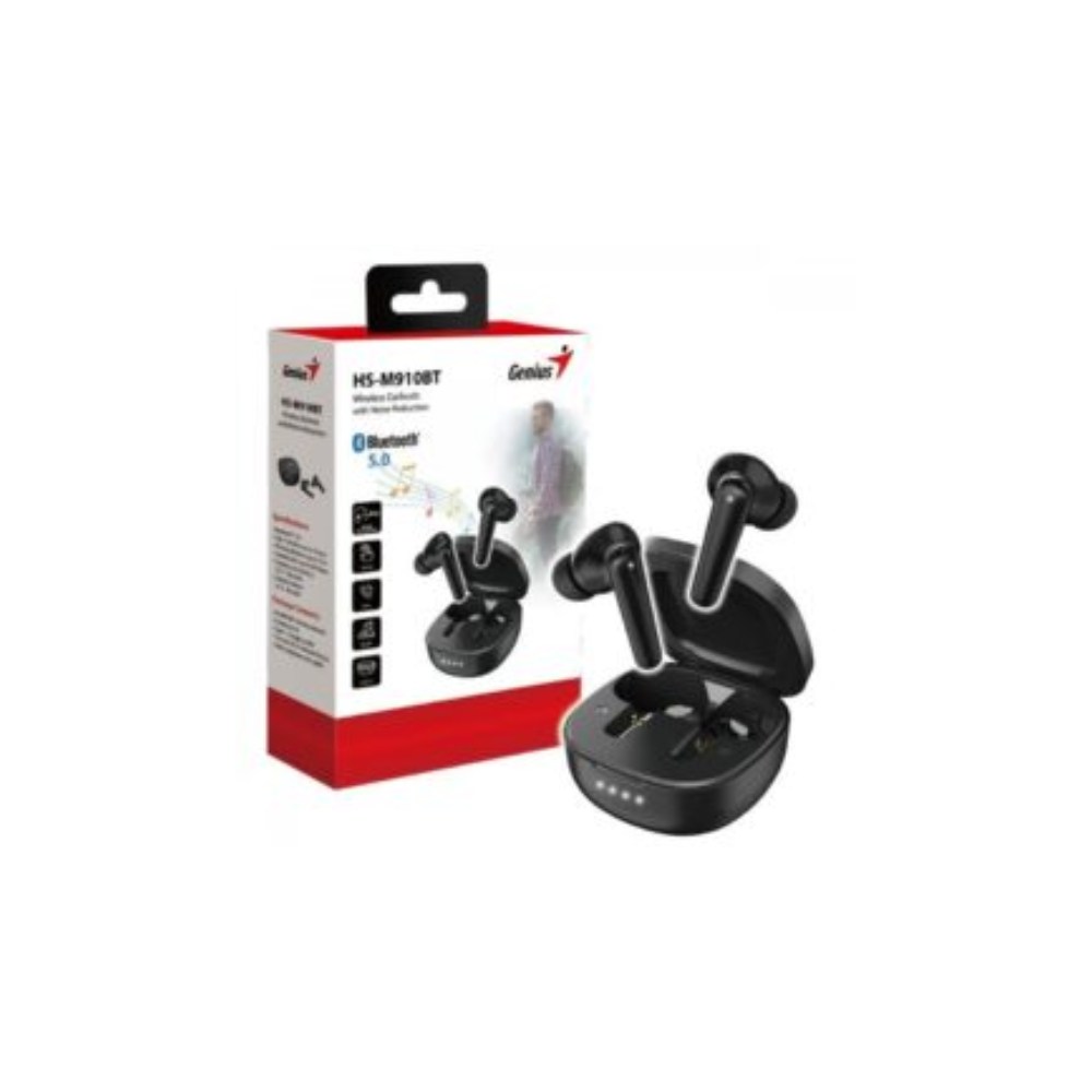 AUDÍFONOS GENIUS TRUE WIRELESS C/MICROF. HS-M910BT TRUE BT BLACK (31710023400) - 3