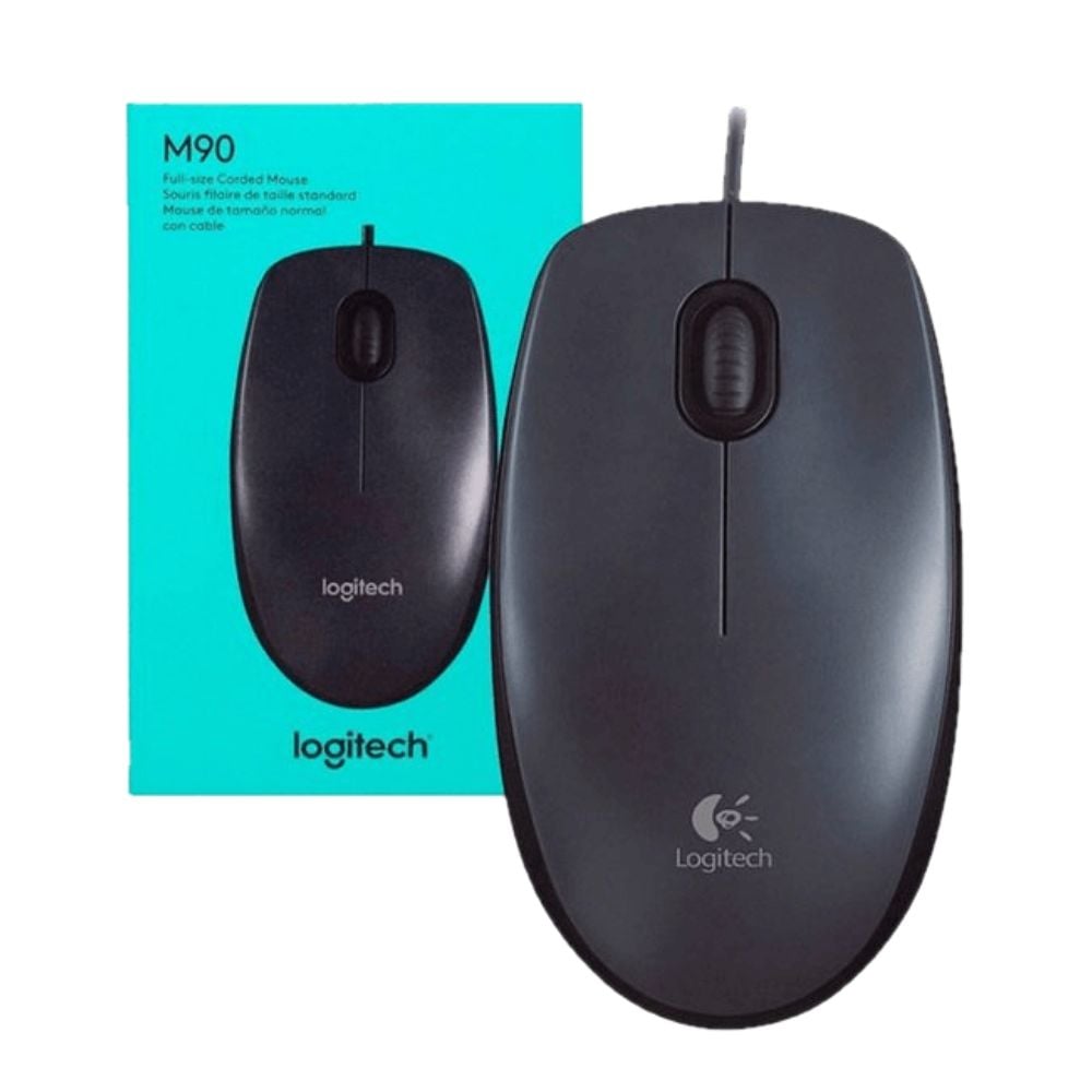 MOUSE LOGITECH M90 910-004053 USB NEGRO - 1
