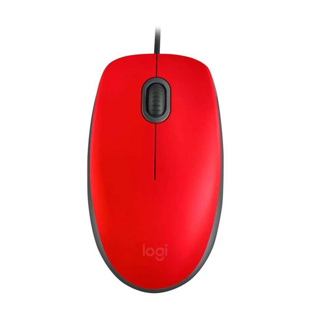 MOUSE LOGITECH M110 SILENT ÓPTICO USB RED 910-006755 - 2