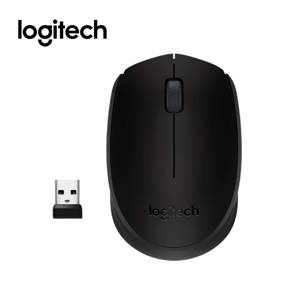 MOUSE LOGITECH M170 WIRELESS BLACK 910-004940 - 1