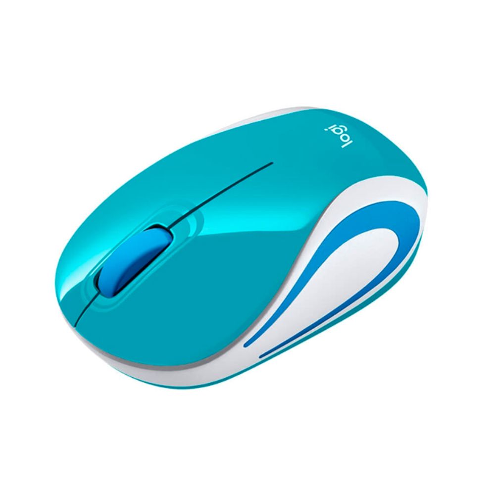 MOUSE LOGITECH M187 MINI WIRELESS REFRESH LIGHT BLUE 910-005363 - 2