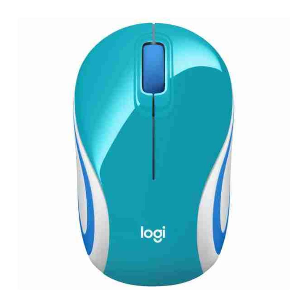 MOUSE LOGITECH M187 MINI WIRELESS REFRESH LIGHT BLUE 910-005363 - 3