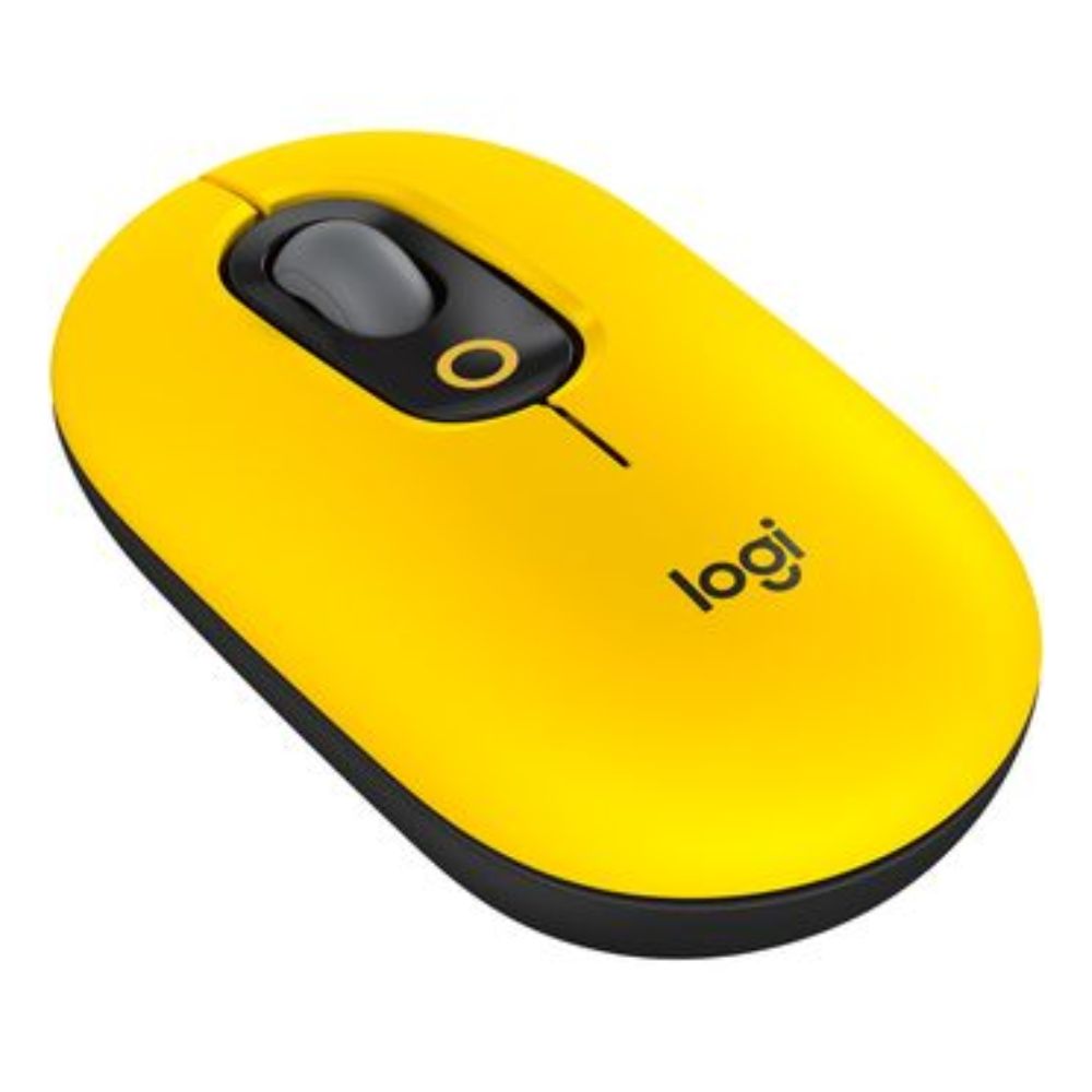 MOUSE LOGITECH POP BLUETOOTH BLACK/YELLOW 910-006543 - 1