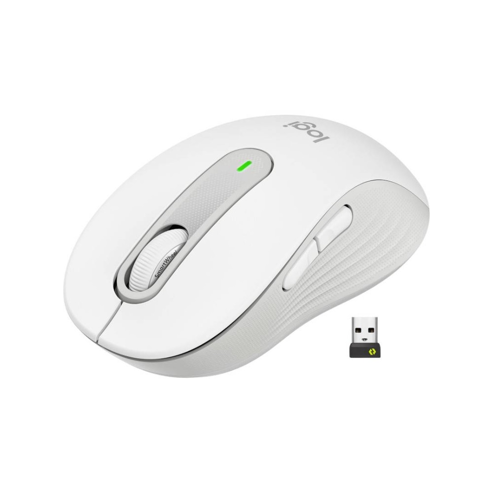 MOUSE LOGITECH SIGNATURE M650 SILENT LARGE WIRELESS/BLUETOOTH WHITE 910-006233 - 2