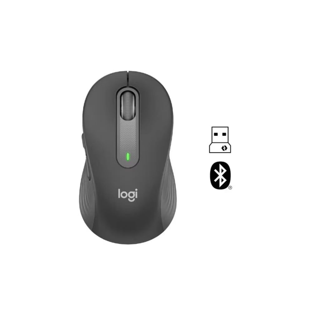 MOUSE LOGITECH SIGNATURE M650 SILENT WIRELESS/BLUETOOTH BLACK 910-006250 - 2