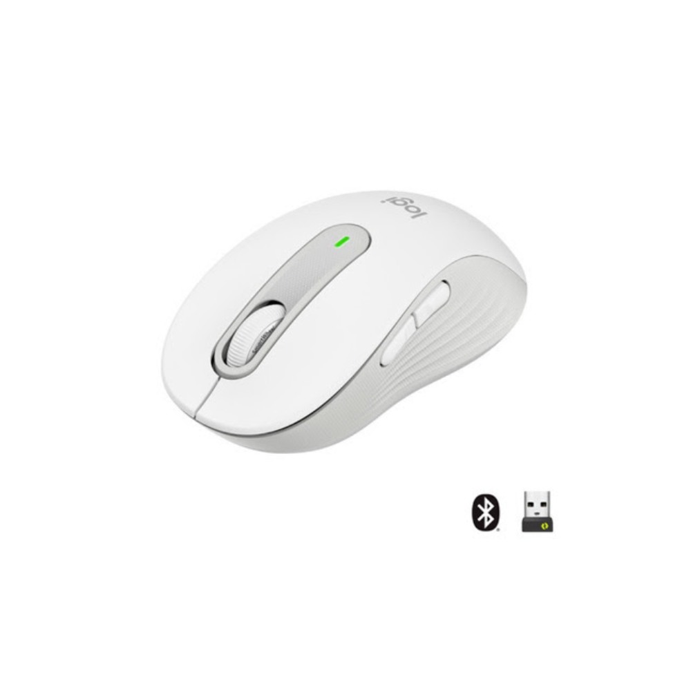 MOUSE LOGITECH SIGNATURE M650 SILENT LARGE WIRELESS/BLUETOOTH WHITE 910-006233 - 2