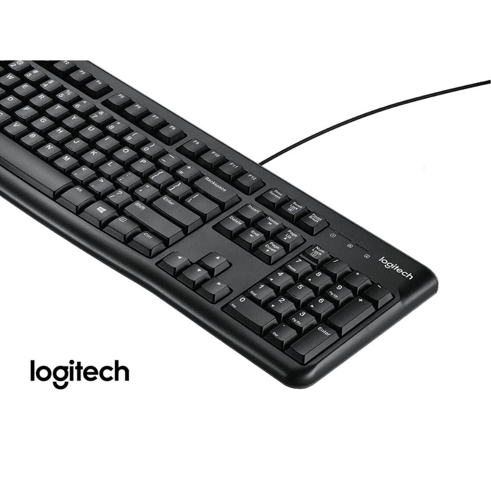 TECLADO LOGITECH K120 USB SP BLACK PN 920-004422 - 2
