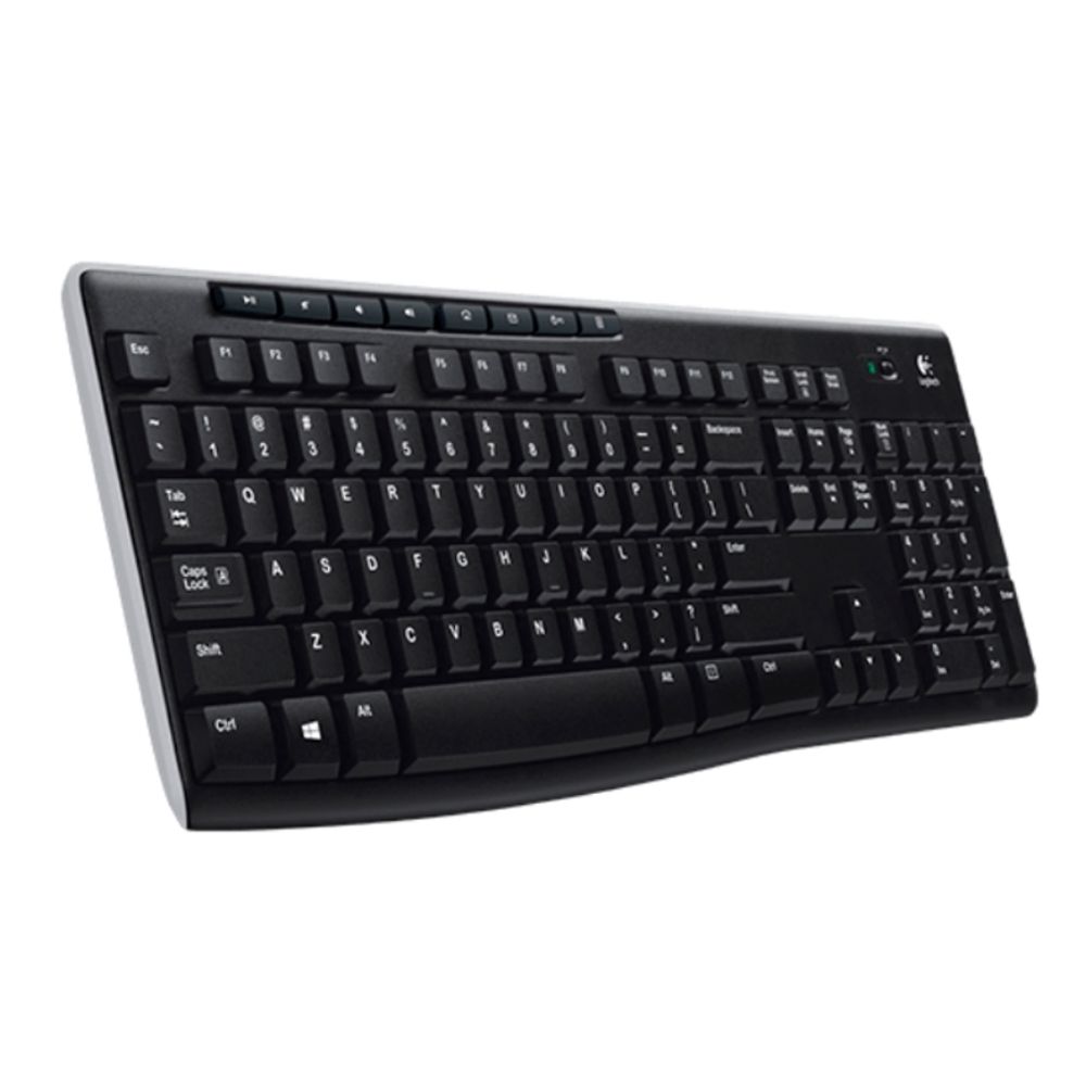 TECLADO LOGITECH K270 WIRELESS UNIFYING USB SP BLACK (920-004426) - 2