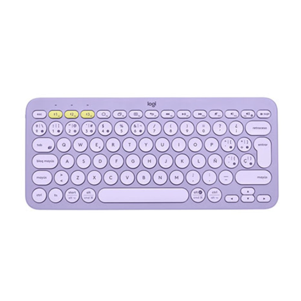 TECLADO LOGITECH K380 MULTI-DEVICE BLUETOOTH LAVENDER (920-011150) - 1