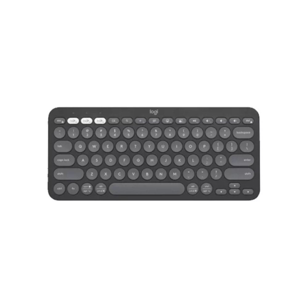 TECLADO LOGITECH PEBBLE 2 K380S BLUETOOTH/WIRELESS SP GRAPHITE (920-011783) - 1