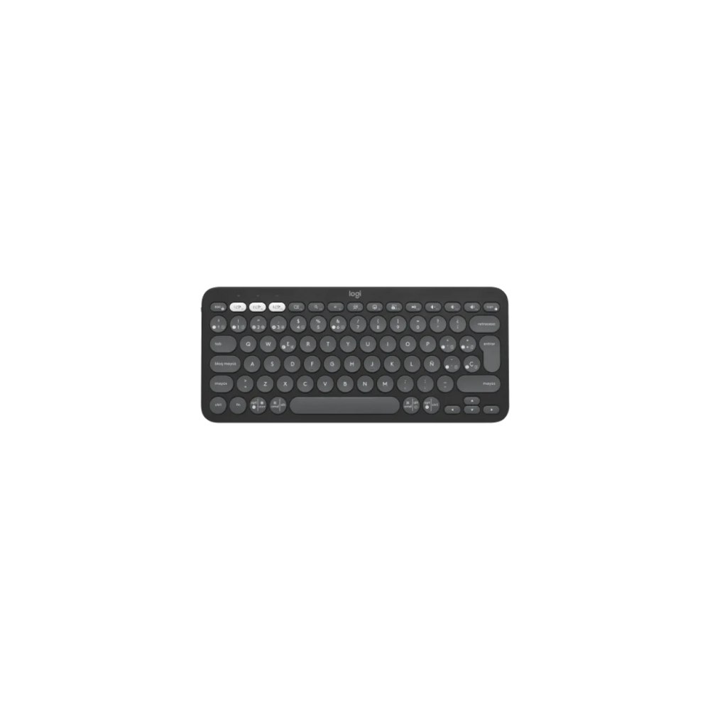 TECLADO LOGITECH PEBBLE 2 K380S BLUETOOTH/WIRELESS SP GRAPHITE (920-011783) - 3