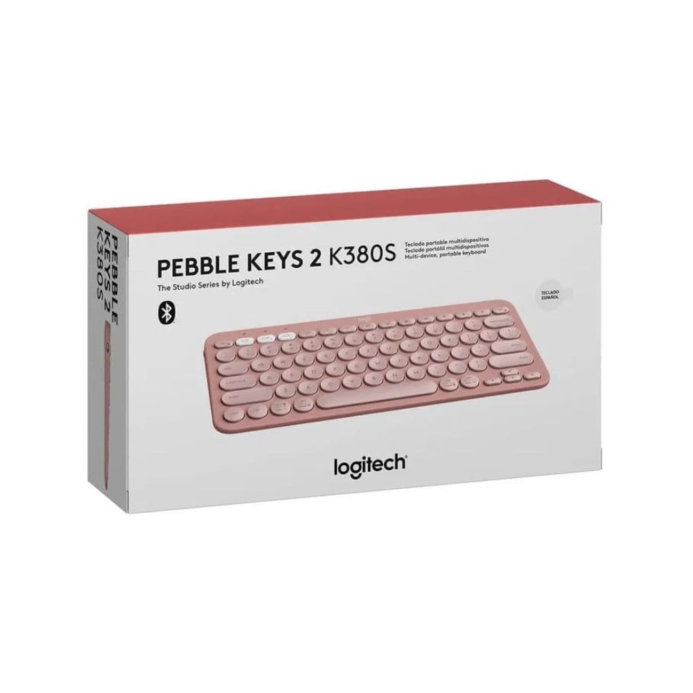 TECLADO LOGITECH PEBBLE 2 K380S BLUETOOTH/WIRELESS SP ROSE 920-011785 - 3