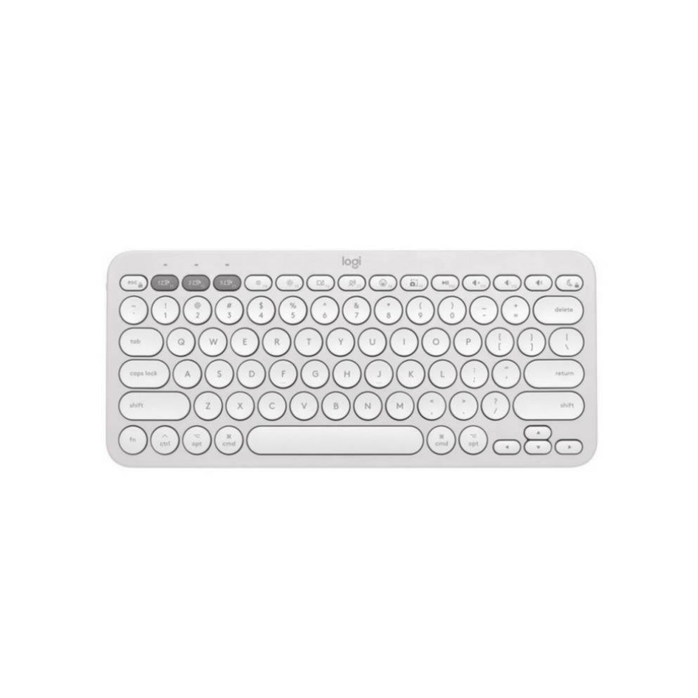 TECLADO LOGITECH PEBBLE 2 K380S BLUETOOTH/WIRELESS SP WHITE 920-011784 - 1