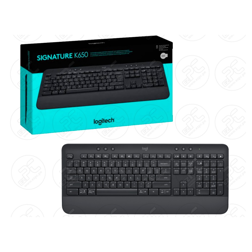 TECLADO LOGITECH SIGNATURE K650 WIRELESS/BLUETOOTH SP BLACK 920-010910 - 2