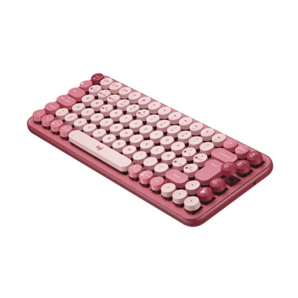 TECLADO LOGITECH POP KEYS MULTI-DEVICE WIRELESS/BT CORAL ROSE 920-010715 - 1
