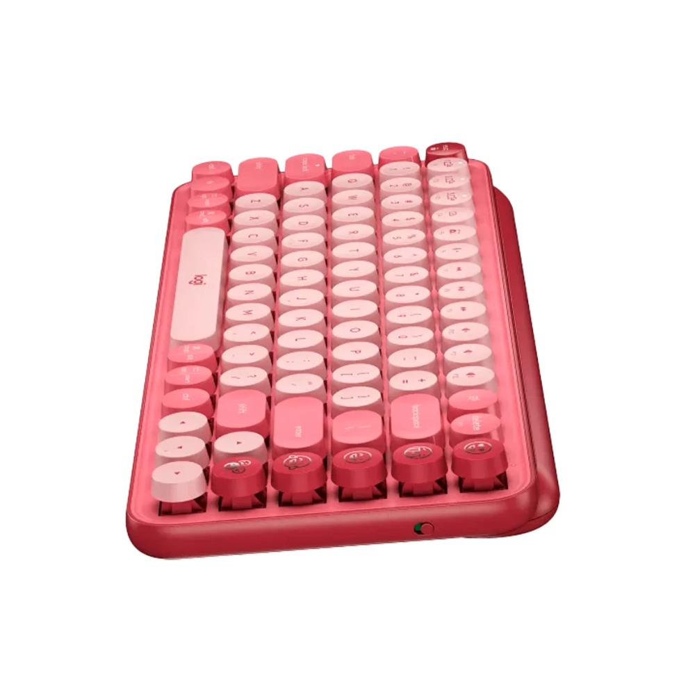 TECLADO LOGITECH POP KEYS MULTI-DEVICE WIRELESS/BT CORAL ROSE 920-010715 - 2