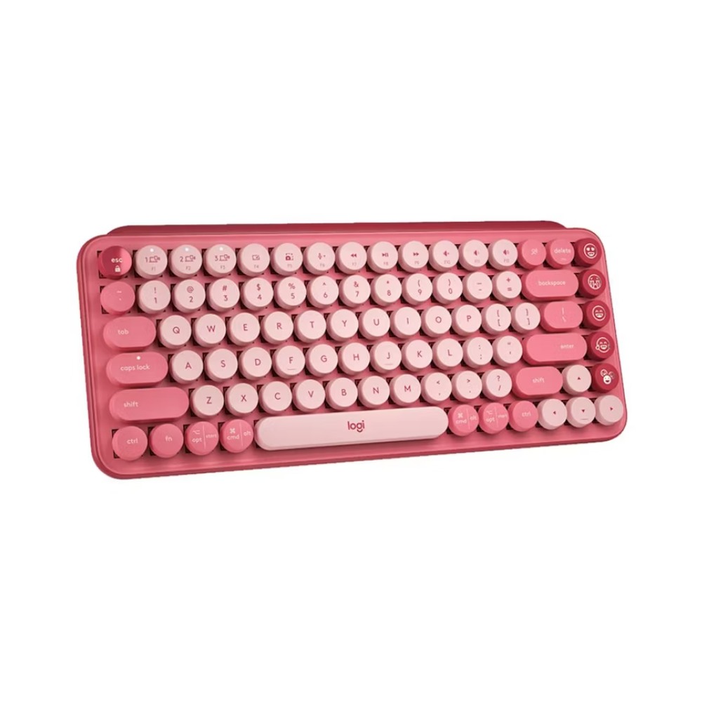 TECLADO LOGITECH POP KEYS MULTI-DEVICE WIRELESS/BT CORAL ROSE 920-010715 - 3