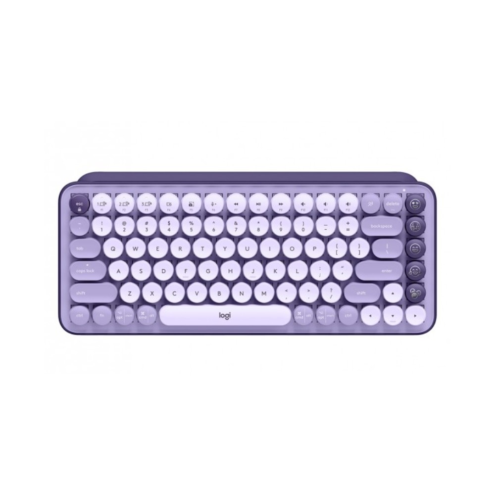 TECLADO LOGITECH POP KEYS MULTI-DEVICE WIRELESS/BT COSMOS LAVENDER LILAC 920-011519 - 3