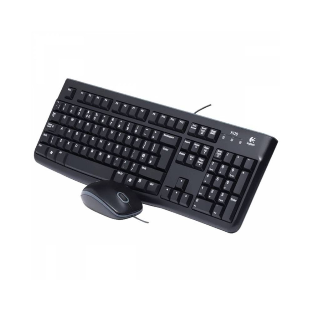 TECLADO LOGITECH + MOUSE MK120 USB SP BLACK PN 920-004428 - 1