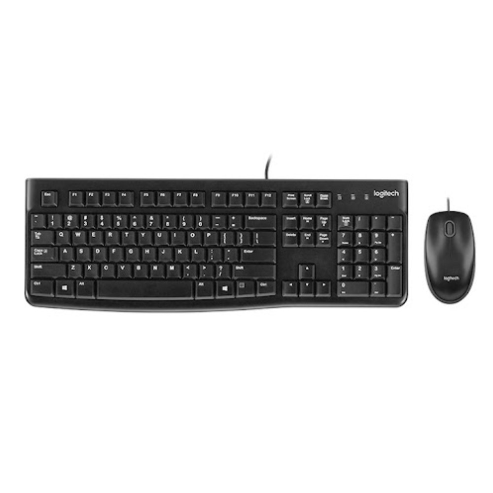 TECLADO LOGITECH + MOUSE MK120 USB SP BLACK PN 920-004428 - 2