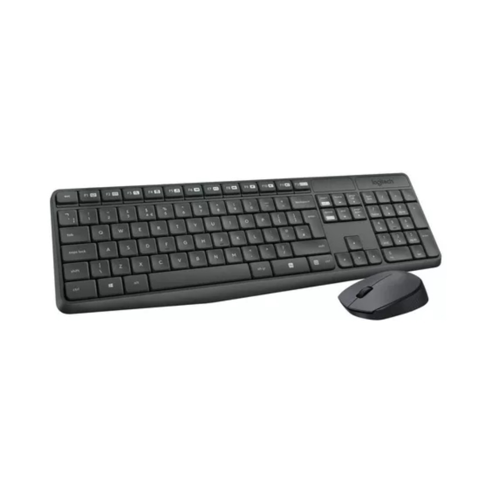 TECLADO LOGITECH + MOUSE MK235 WIRELESS USB SP BLACK PN 920-007901 - 3