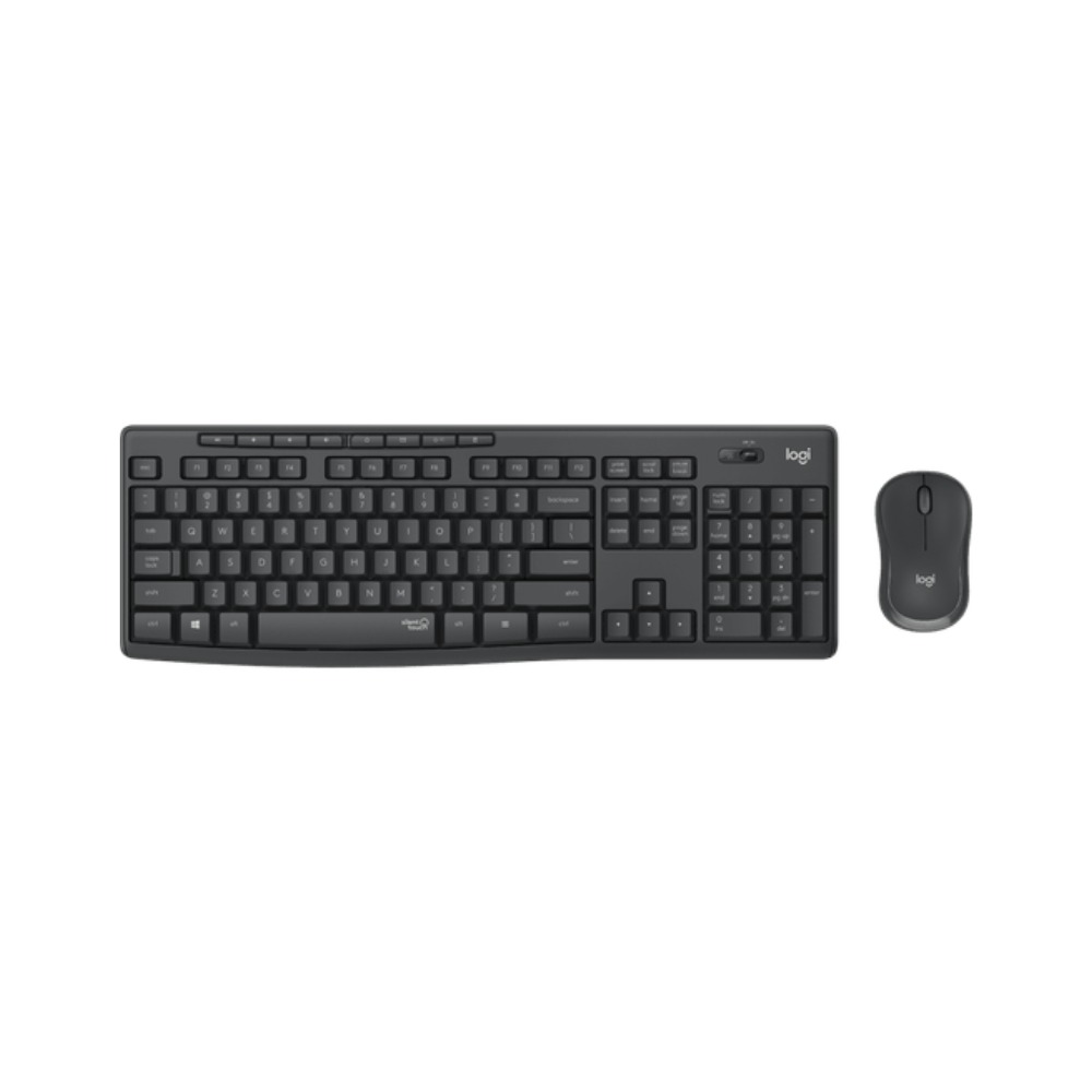 TECLADO LOGITECH + MOUSE MK295 WIRELESS USB BLACK 920-009792 - 1
