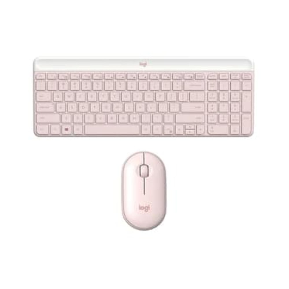 TECLADO LOGITECH + MOUSE MK470 WIRELESS SLIM USB ROSE 920-011312 - 3