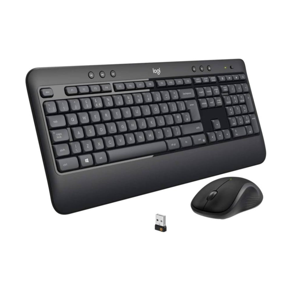 TECLADO LOGITECH + MOUSE MK540 WIRELESS USB SP BLACK PN 920-008673 - 2