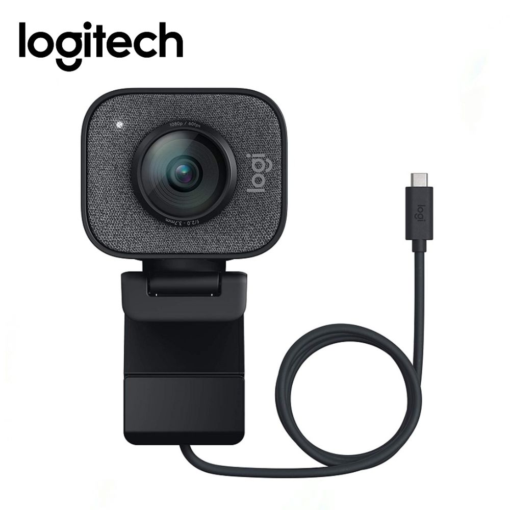 CÁMARA LOGITECH STREAMCAM PLUS FULL HD BLACK 960-001280 - 1