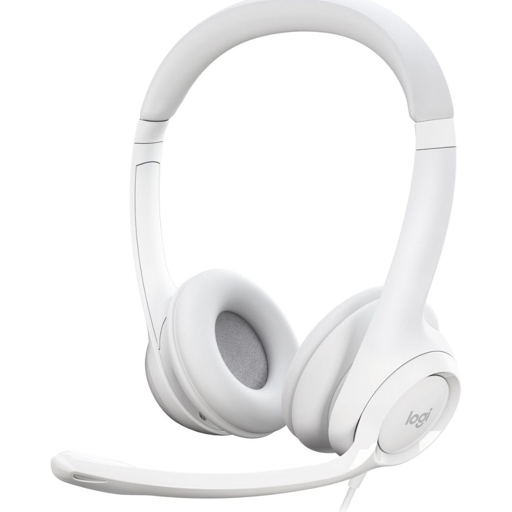 AUDÍFONOS LOGITECH C/MICROF. H390 USB ISE CANCELLING WHITE (981-001285) - 1
