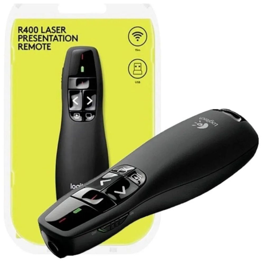 Logitech R400 Opening Ripley - PUNTERO LOGITECH R400 WIRELESS 15M RED LASER (PN 910-001354)