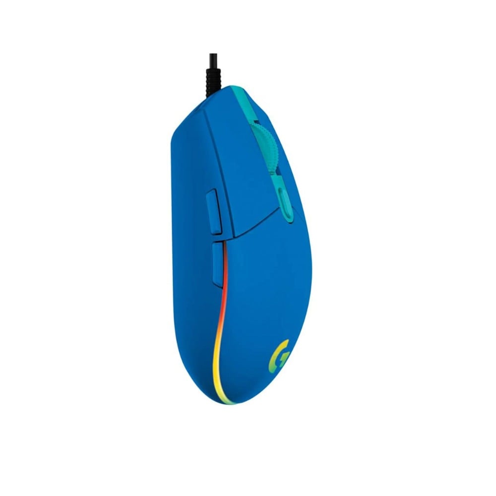 MOUSE LOGITECH G203 LIGHTSYNC OPTICAL 8000 DPI RGB BLUE 910-005792 - 1
