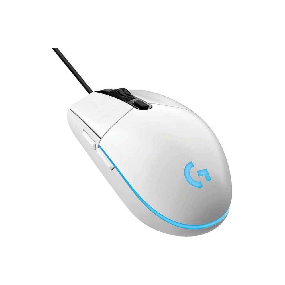 MOUSE LOGITECH G203 LIGHTSYNC OPTICAL 8000 DPI RGB WHITE 910-005791 - 3