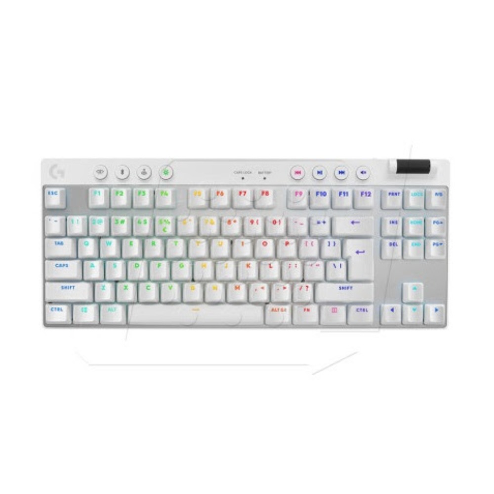 TECLADO LOGITECH PRO X TKL LIGHTSPEED USB WHITE 920-012143 - 1