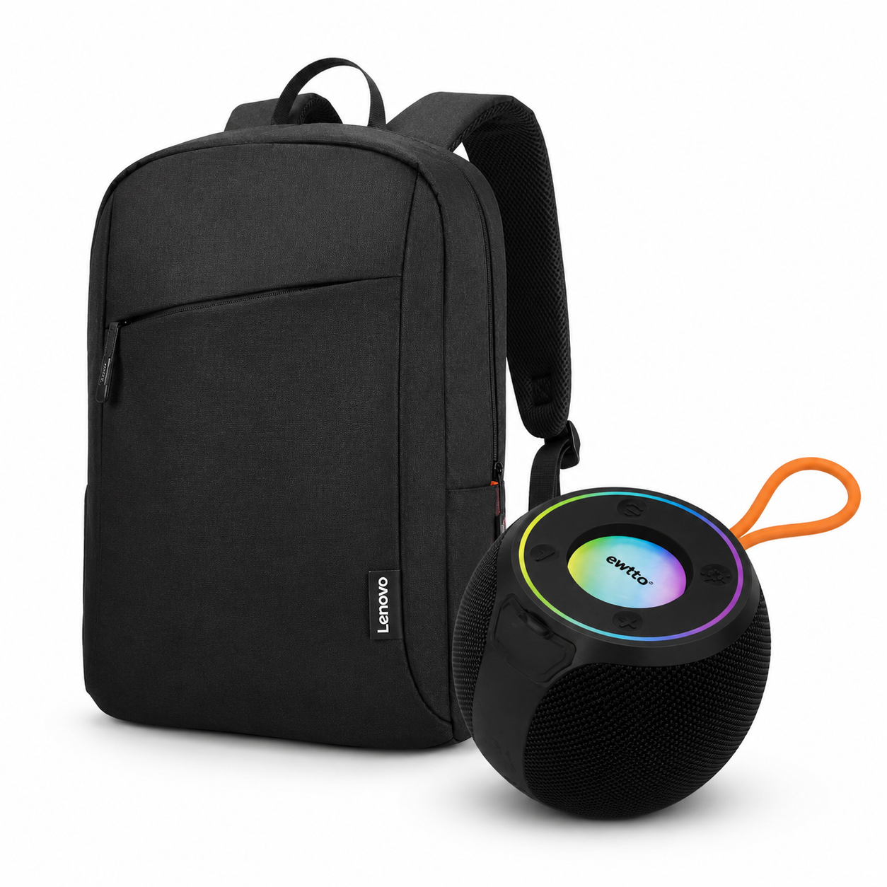 MOCHILA LENOVO B210 15.6 NEGRO Y PARLANTE EWTTO EXTREME BASS ET-P1464B - 1
