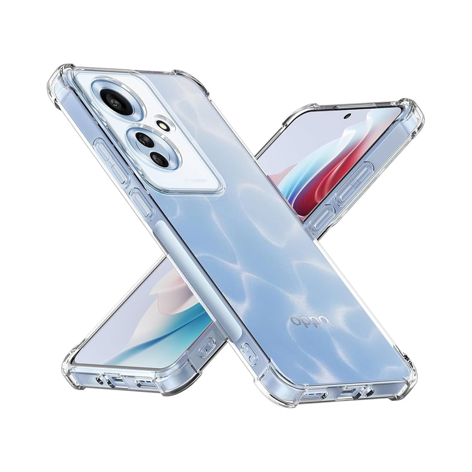Custodia In Silicone Antishock Per Oppo Reno 11F 5G Design Vegan Life